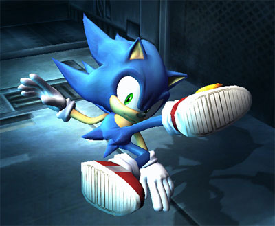 Sonic pagando de B-Boy em Shadow Moses